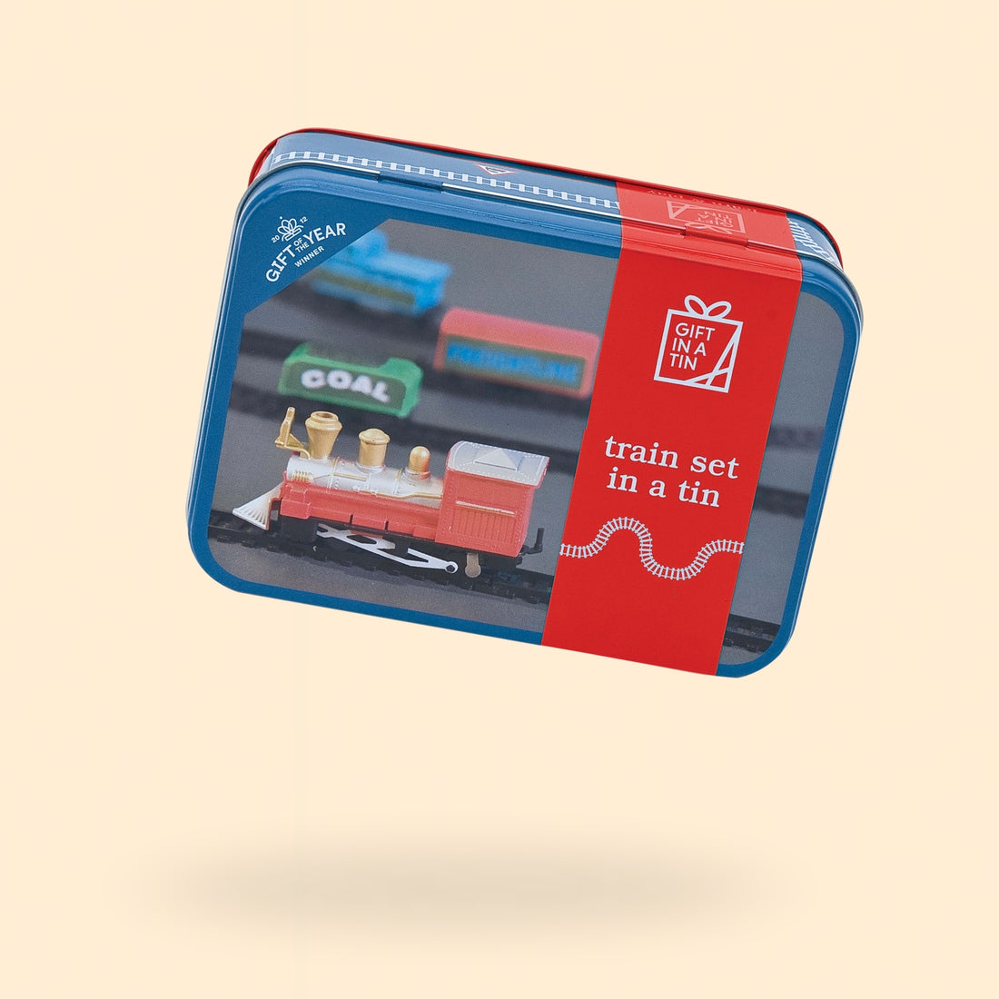 Train Set in a Tin Happy Factory