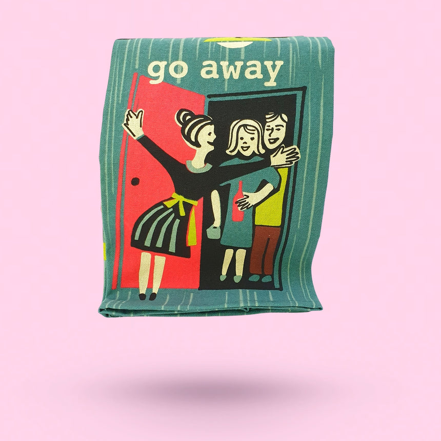 Go Away Dish Towel by Blue Q - Happy Factory