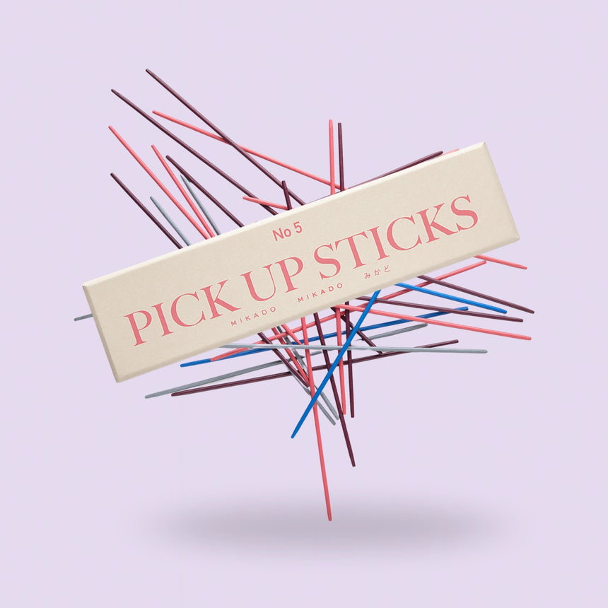 Minimalist Pick-Up Sticks Games by Printworks
